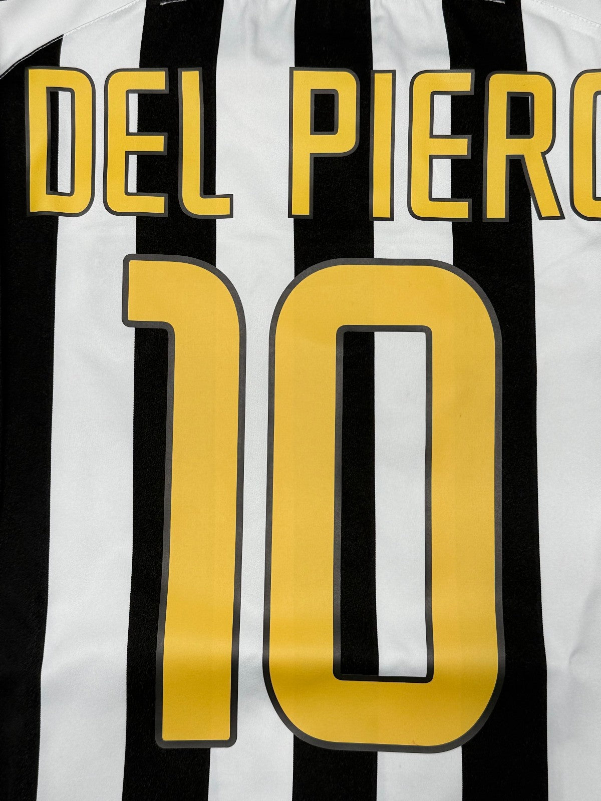 maglia calcio vintage Del Piero Juventus 2003 2004 Serie A Nike Fastweb home S