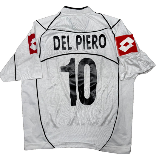maglia calcio vintage juventus 2002 2003 DEL PIERO Fastweb away XL shirt
