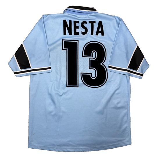 maglia calcio vintage SS Lazio Puma Cirio 1999 2000 Scudetto NESTA FAN version