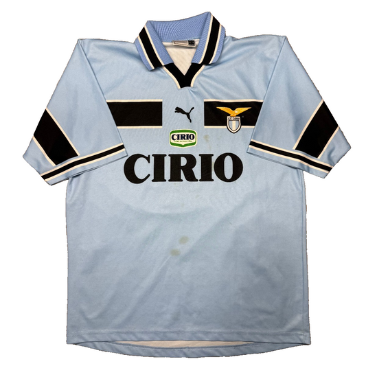 maglia calcio vintage SS Lazio Puma Cirio 1999 2000 Scudetto NESTA FAN version