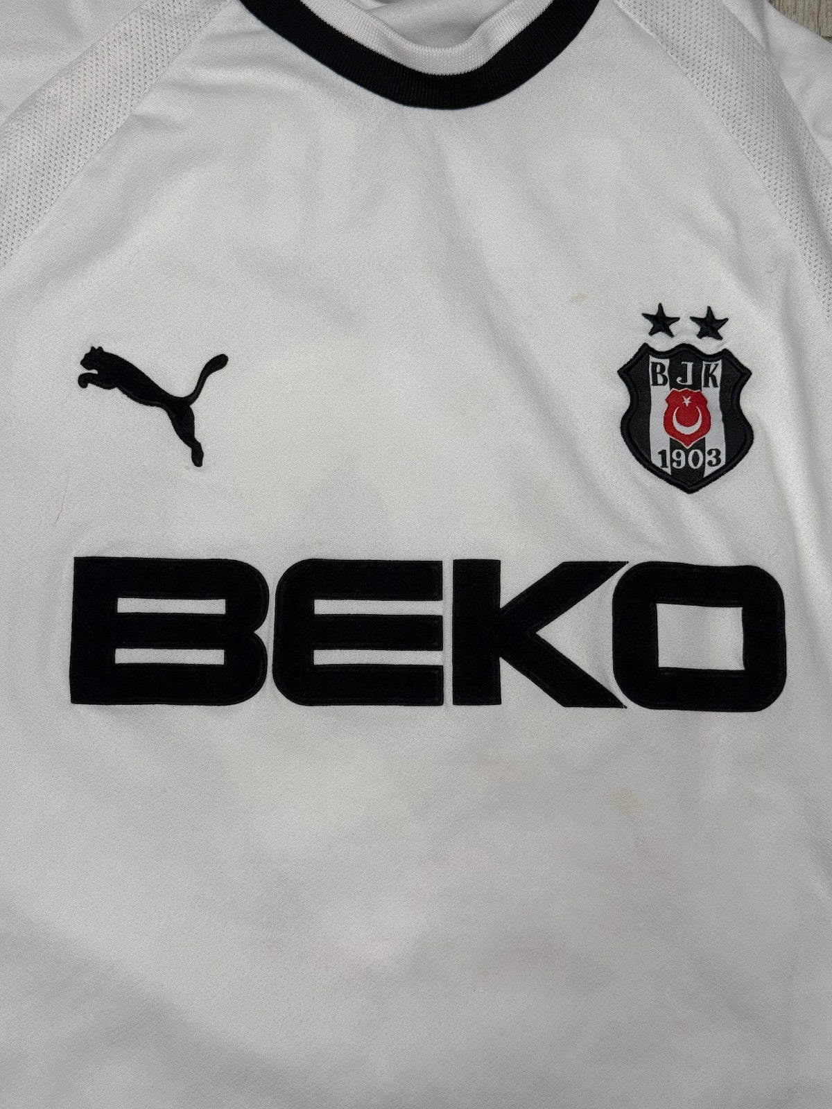 maglia calcio vintage Besiktas 2003 2004 PANCU #9 away PUMA Turkcell Turkey L