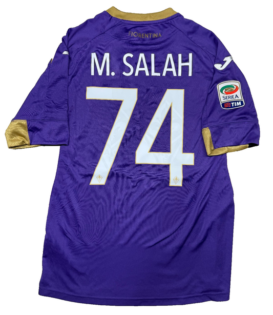 Maglia Fiorentina 2014 2015 M SALAH 74 Joma Home Serie A Viola