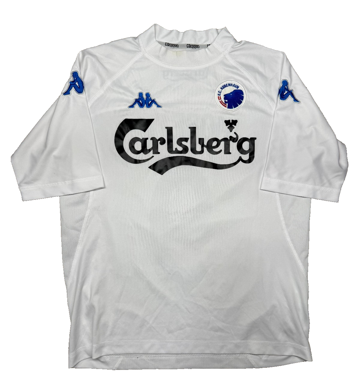 maglia calcio vintage Kappa Kobenhaven Copenaghen Carlsberg HOSETH 2004 2005 L