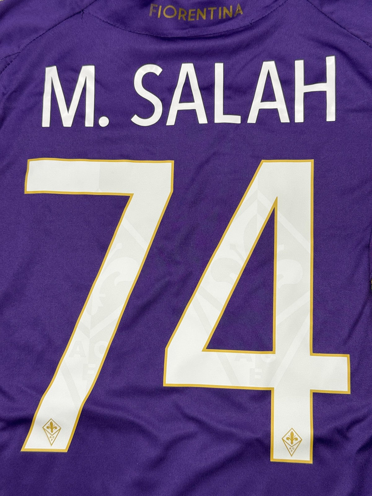 Maglia Fiorentina 2014 2015 M SALAH 74 Joma Home Serie A Viola