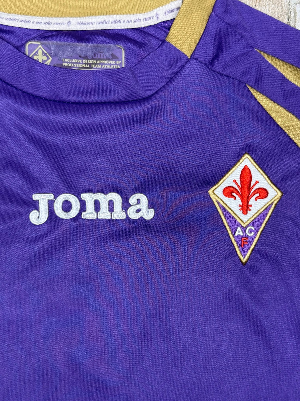 Maglia Fiorentina 2014 2015 M SALAH 74 Joma Home Serie A Viola