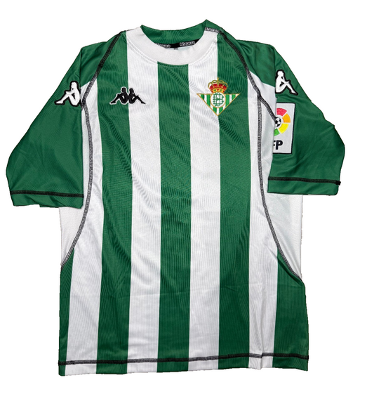 maglia calcio vintage Betis Sevilla Siviglia camiseta JOAQUIN 2004 2005 Kappa L