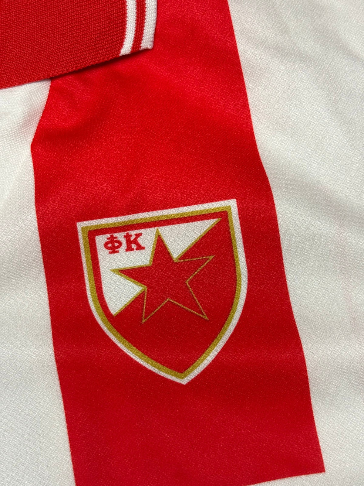 Maglia Vintage FK Crvena Zvezda Stella Rossa Diadora Beobanka N°10 Home Anni 90