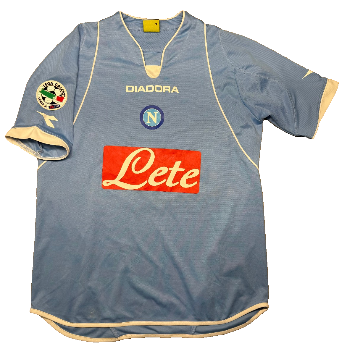 maglia calcio vintage SSC Napoli Calcio Diadora SERIE A home 2007 2008 SOSA #9