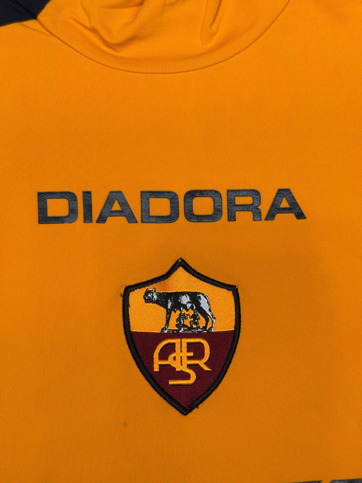 maglia calcio vintage AS Roma De Rossi #4 Mazda Diadora 2004 2005 M