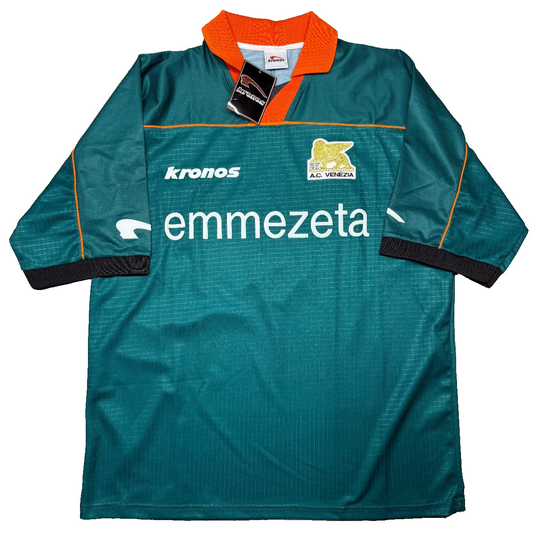 maglia calcio vintage VENEZIA FC Kronos 1999 2000 Emmezeta NANAMI #7 XL *BNWT*