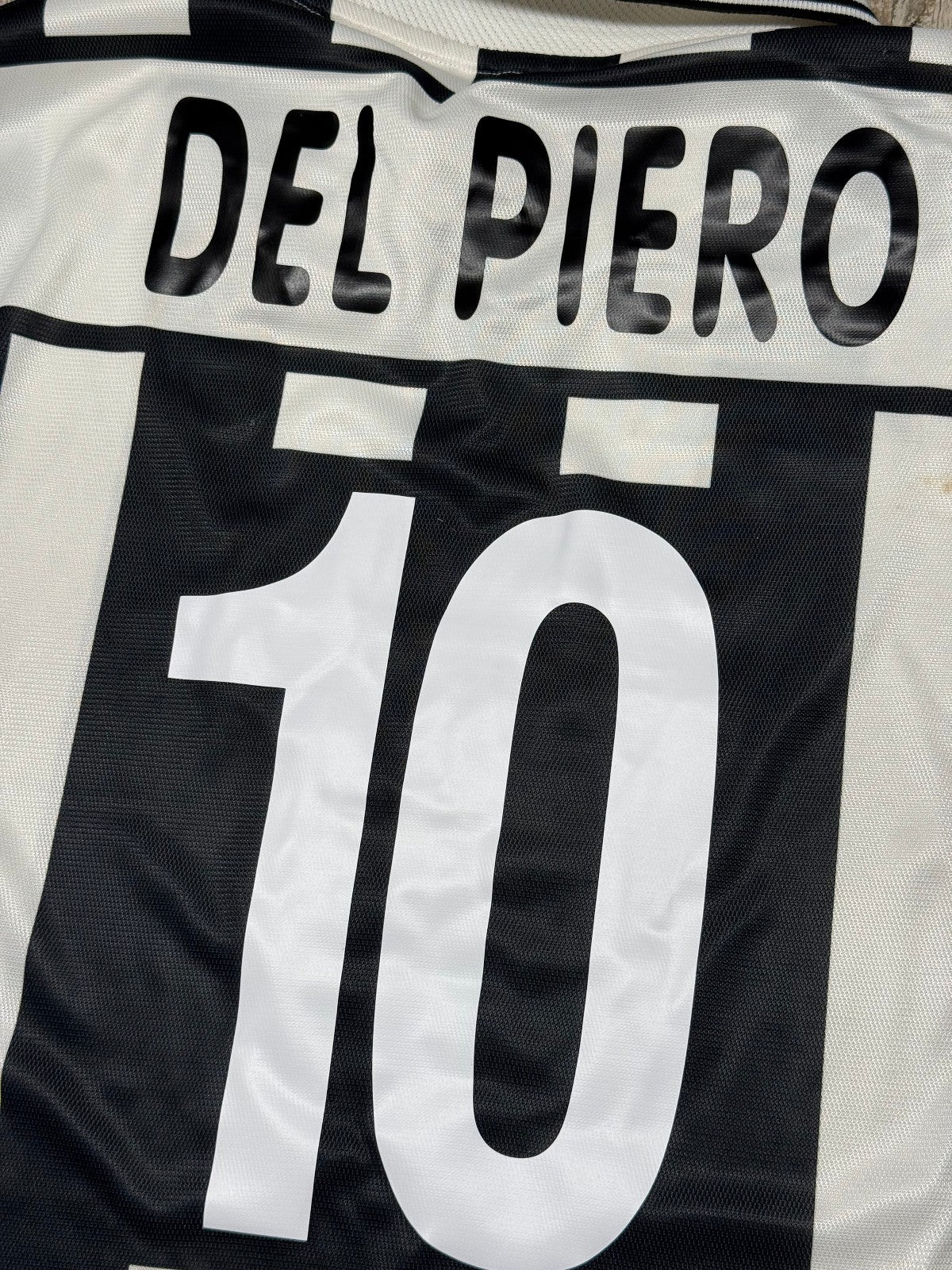 maglia juventus match worn vintage DEL PIERO Champions League 2001-02 TU Mobile
