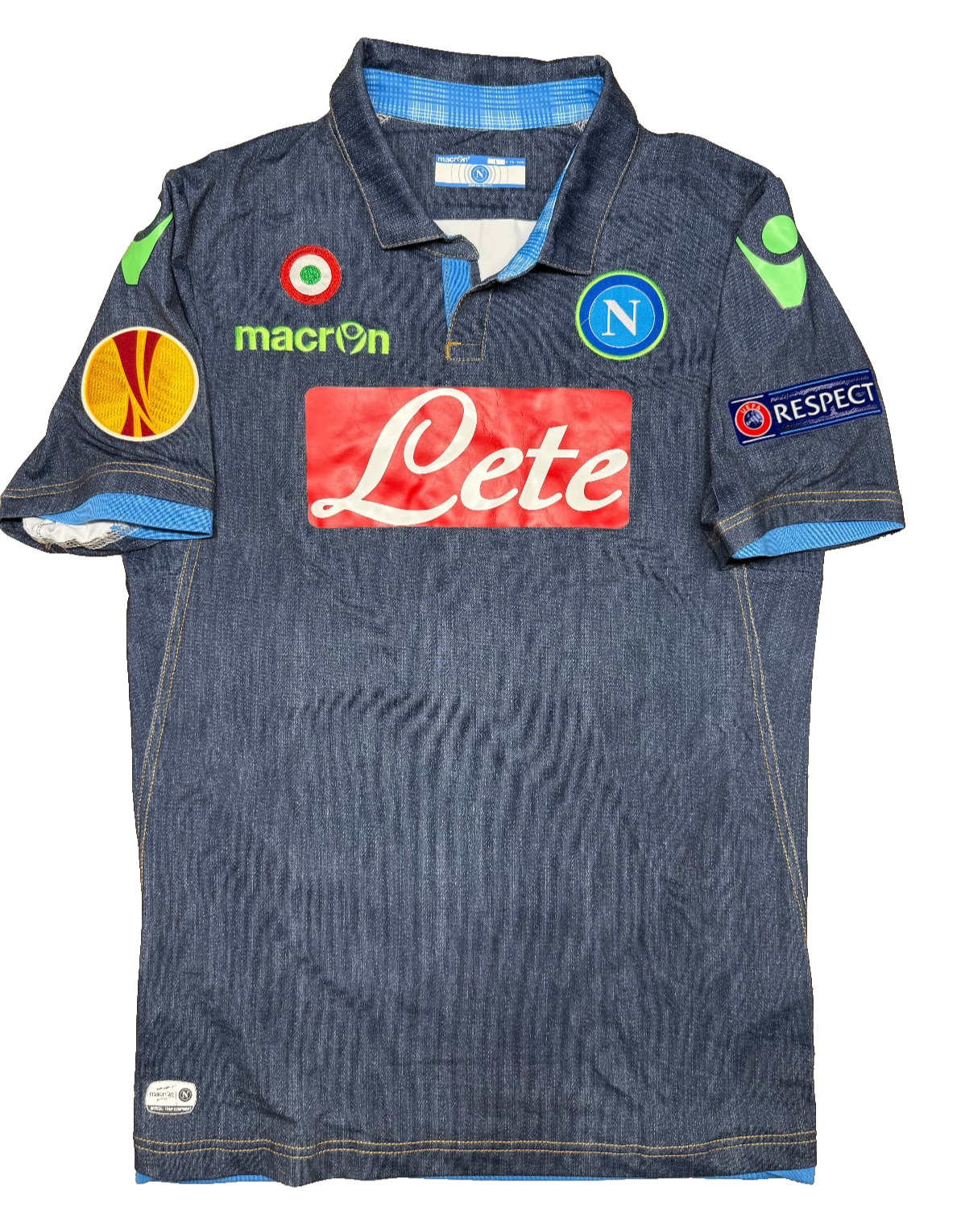 Maglia Napoli Away 2014 2015 HAMSIK 17 Macron Europa League Taglia L