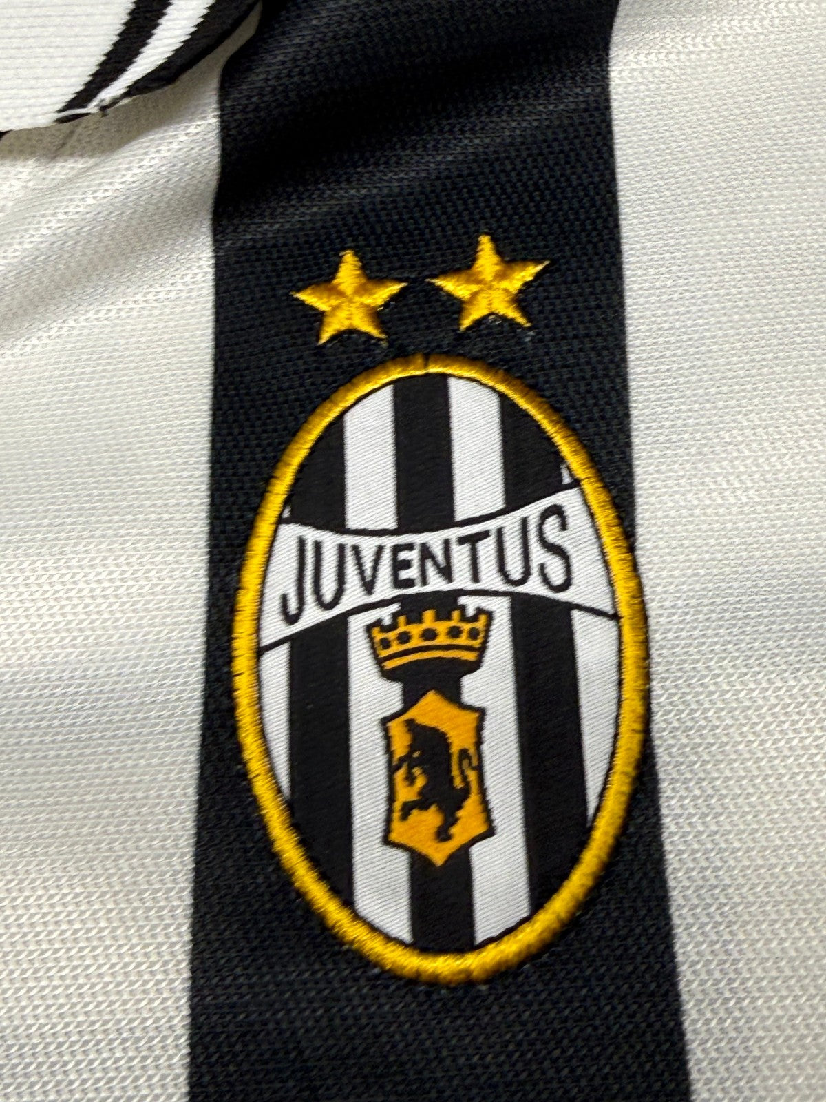 maglia juventus match worn vintage DEL PIERO Champions League 2001-02 TU Mobile