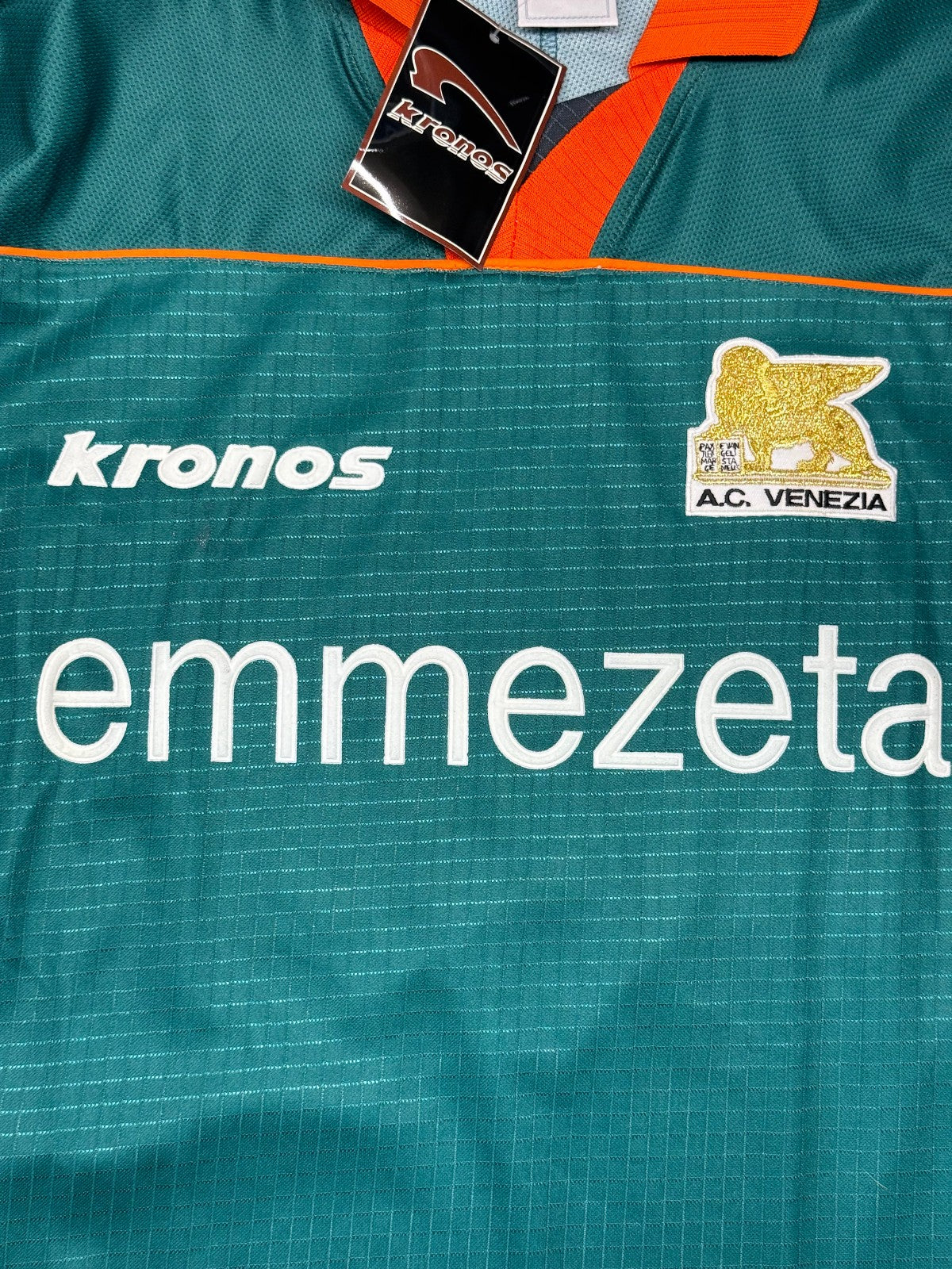 maglia calcio vintage VENEZIA FC Kronos 1999 2000 Emmezeta NANAMI #7 XL *BNWT*