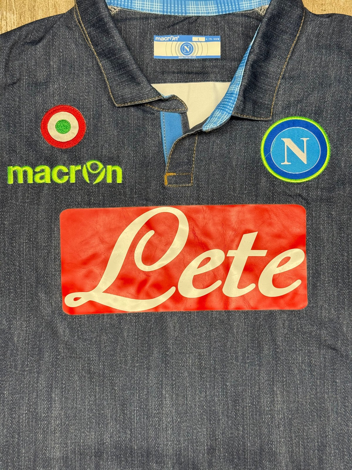 Maglia Napoli Away 2014 2015 HAMSIK 17 Macron Europa League Taglia L