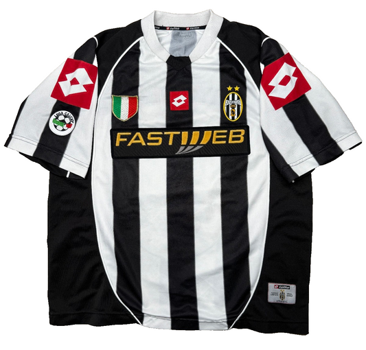 Juventus Maglia Home 2002/03 Del Piero 10 Lotto Originale Vintage XL Fastweb