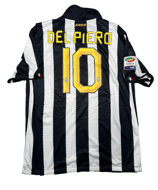 Maglia Juventus 2011/12 Home Del Piero #10 Nike Dri-FIT Serie A Taglia XL
