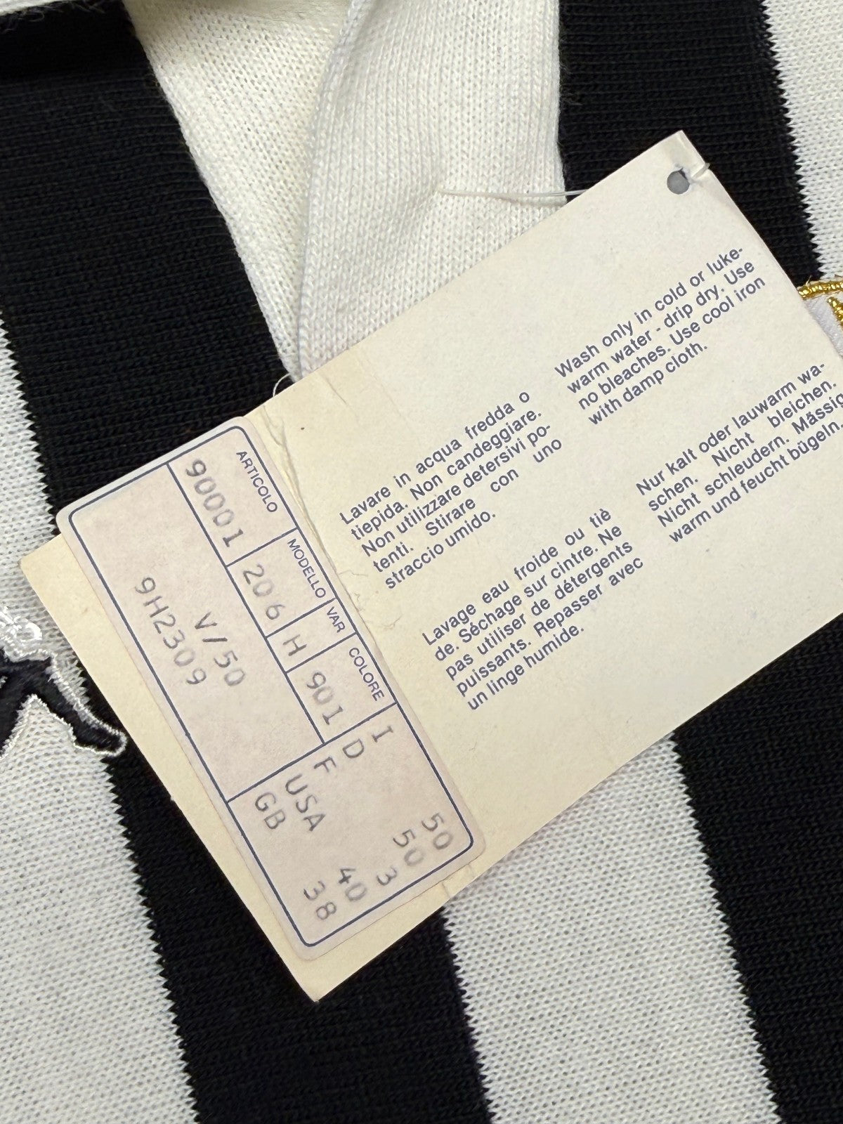 Maglia calcio vintage Juventus 1982 1983 Platini Kappa Originale L/S *BNWT*