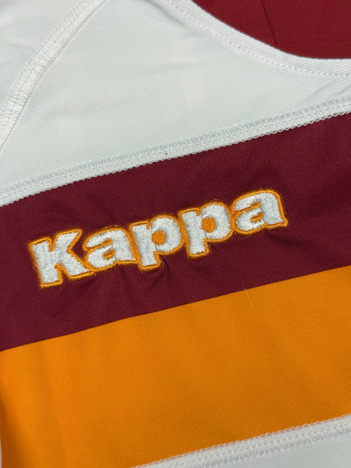 maglia calcio vintage Roma R. FATY #14 Kappa Wind 2009 2010 L Player issue Gara