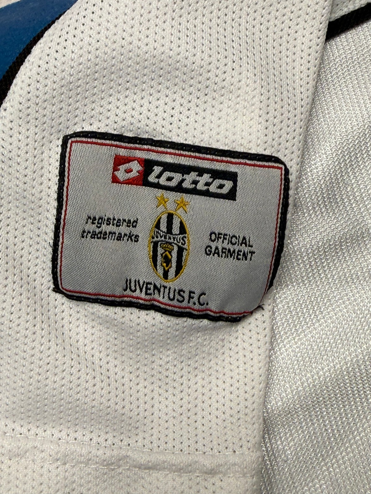 maglia calcio vintage juventus 2002 2003 DEL PIERO TAMOIL UCL away L  shirt