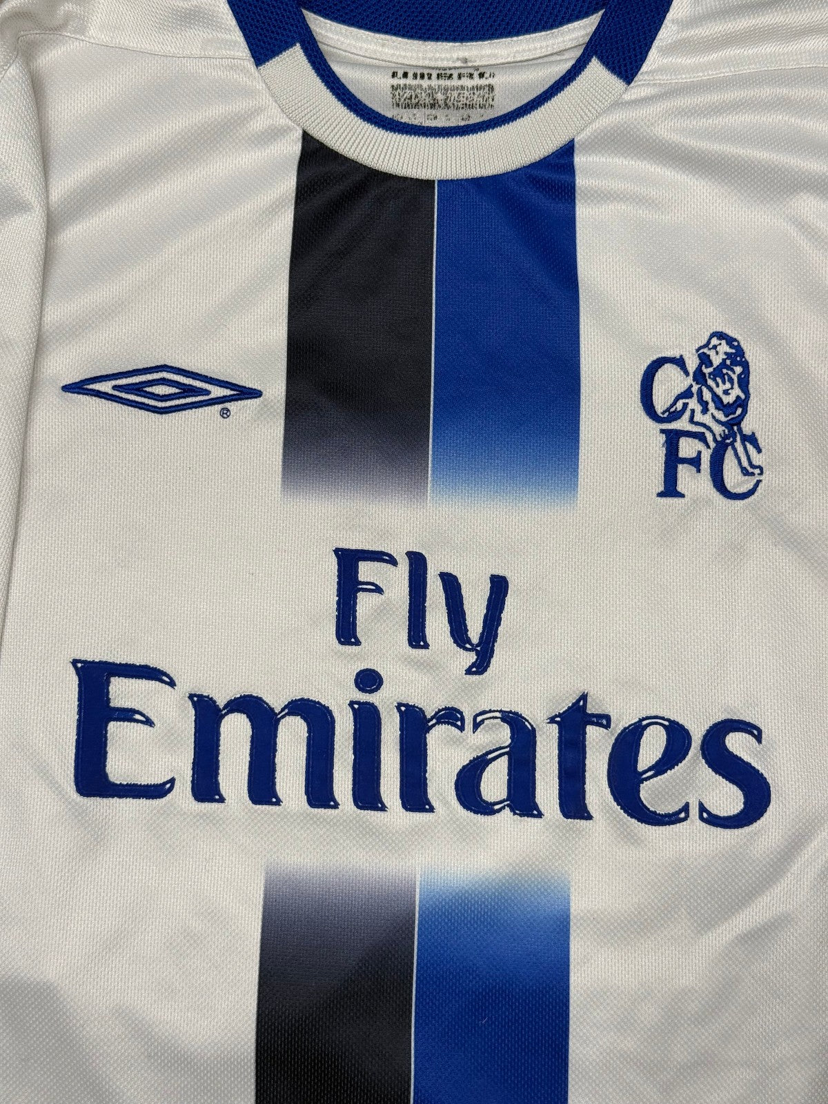 maglia calcio vintage Chelsea FC Crespo Umbro 2003 2004 Centenary 100 L UCL