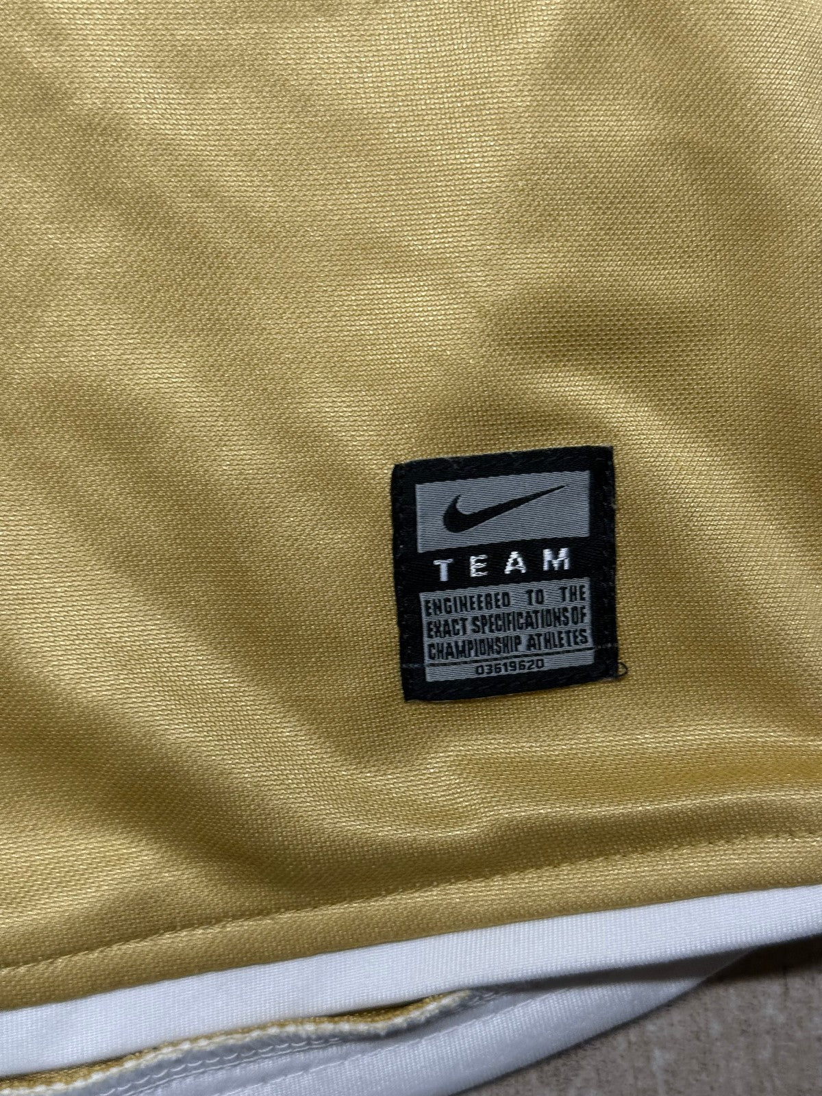 maglia calcio vintage Juventus Del Piero Champions League 2008 away oro S