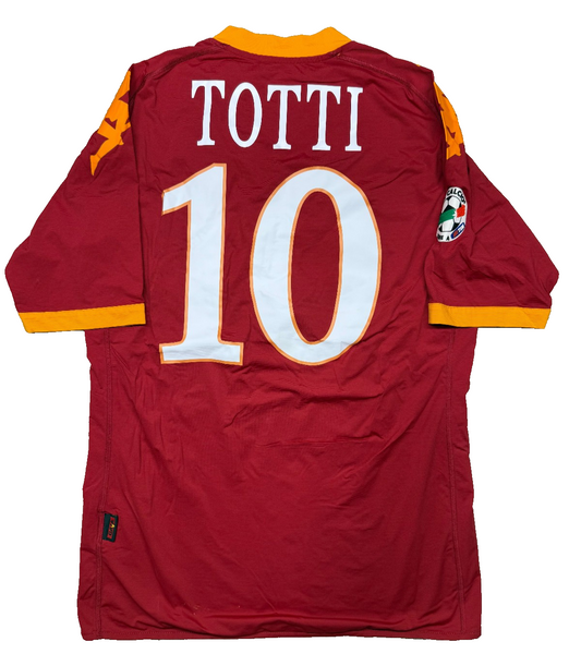 maglia calcio vintage Roma Totti Kappa Wind 2008 2009 S vintage Gara