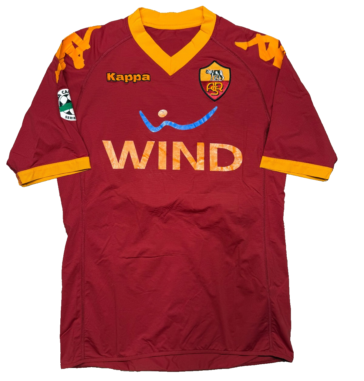maglia calcio vintage Roma Totti Kappa Wind 2008 2009 S vintage Gara
