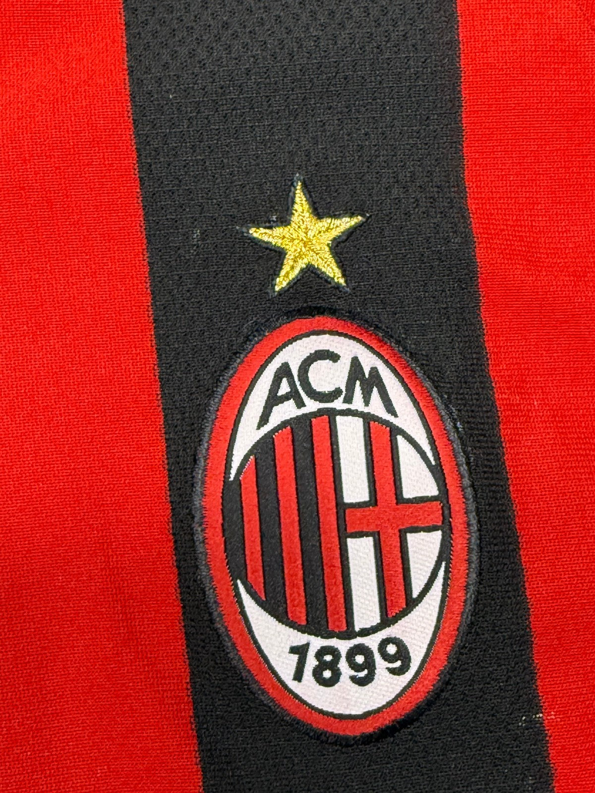 maglia calcio vintage AC Milan GATTUSO Adidas 2003 2004 Opel Climalite L