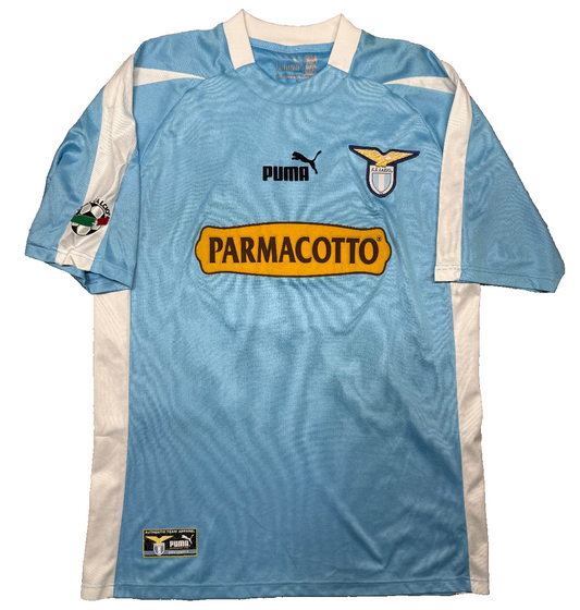 maglia Mihajlovic calcio vintage Lazio Puma 2003 2004 Siemens mobile home L