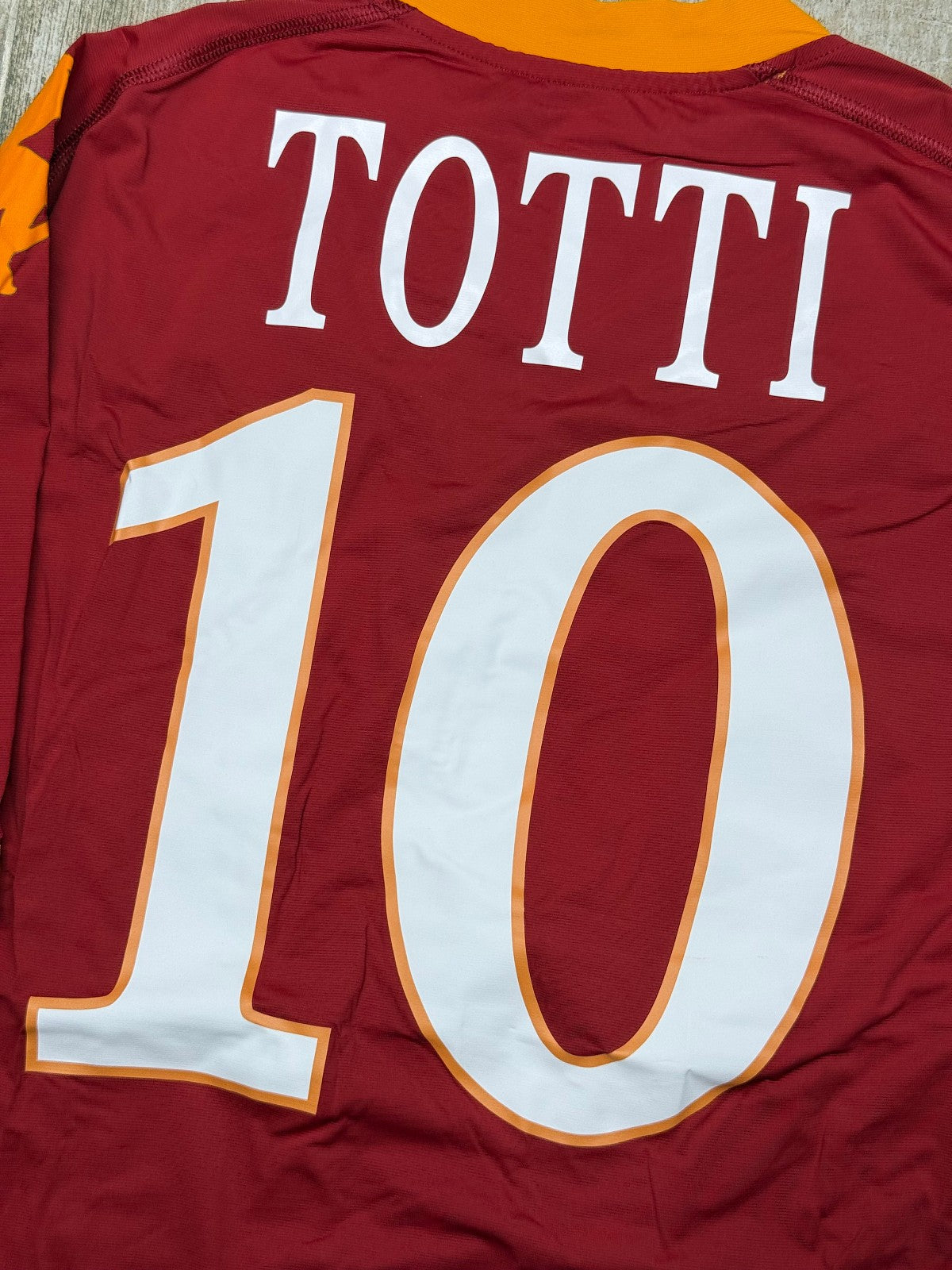 maglia calcio vintage Roma Totti Kappa Wind 2008 2009 S vintage Gara