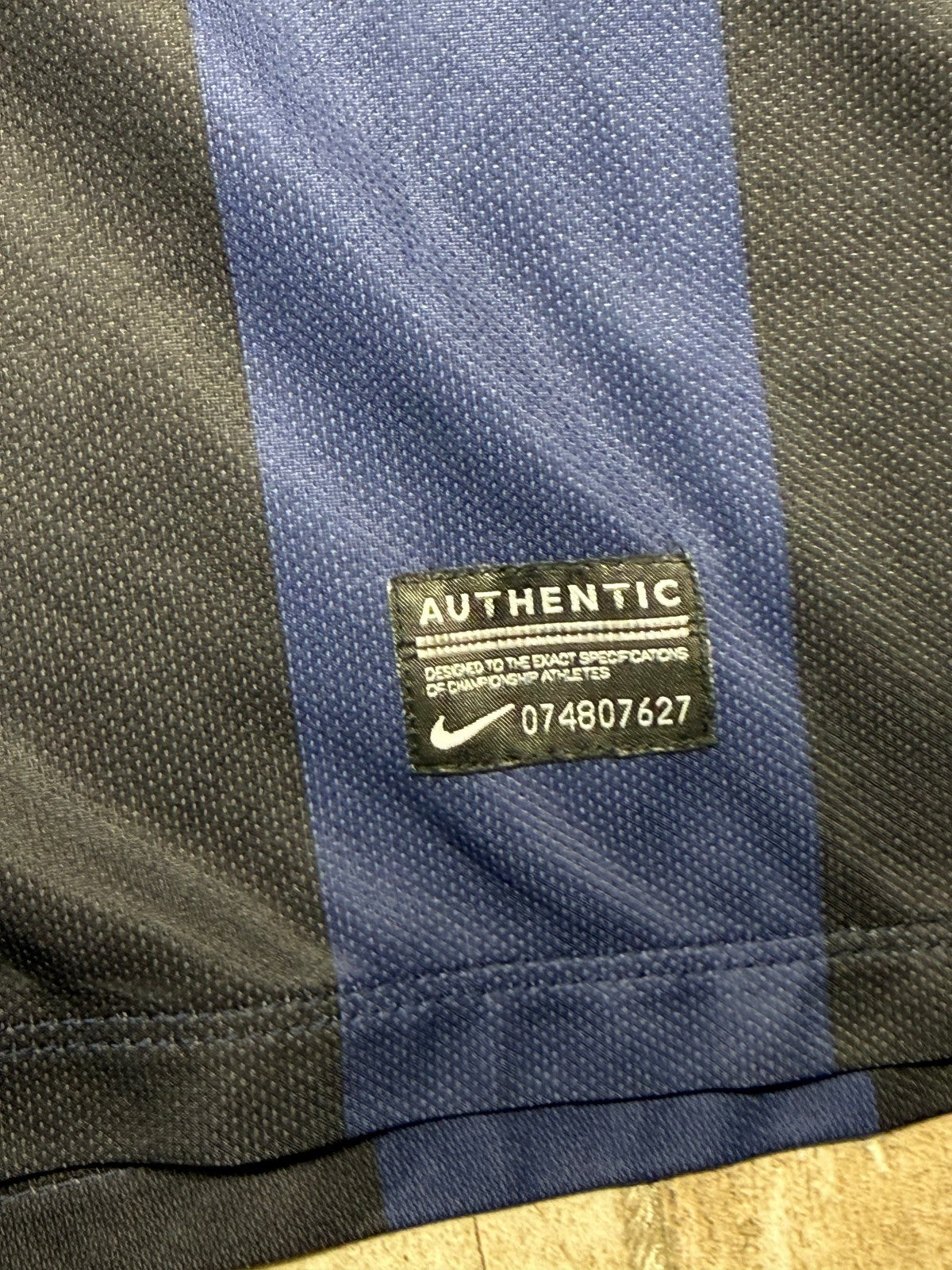 Maglia calcio vintage Inter Zanetti Pirelli Nike 2014 2015 L shirt jersey