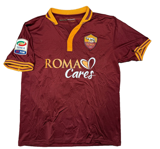 maglia roma TOTTI UNBRAND 2013 2014 Roma Cares jersey S Home vintage shirt