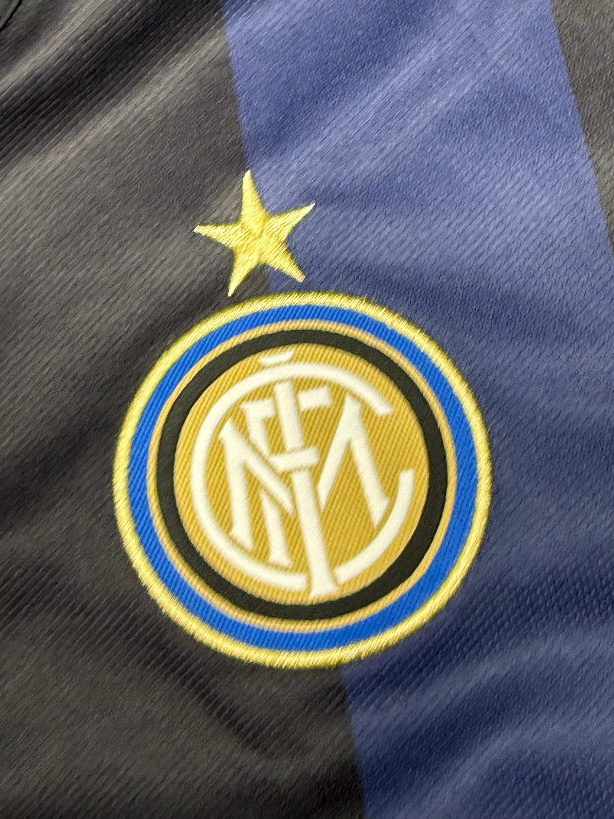 Maglia calcio vintage Inter Zanetti Pirelli Nike 2014 2015 L shirt jersey