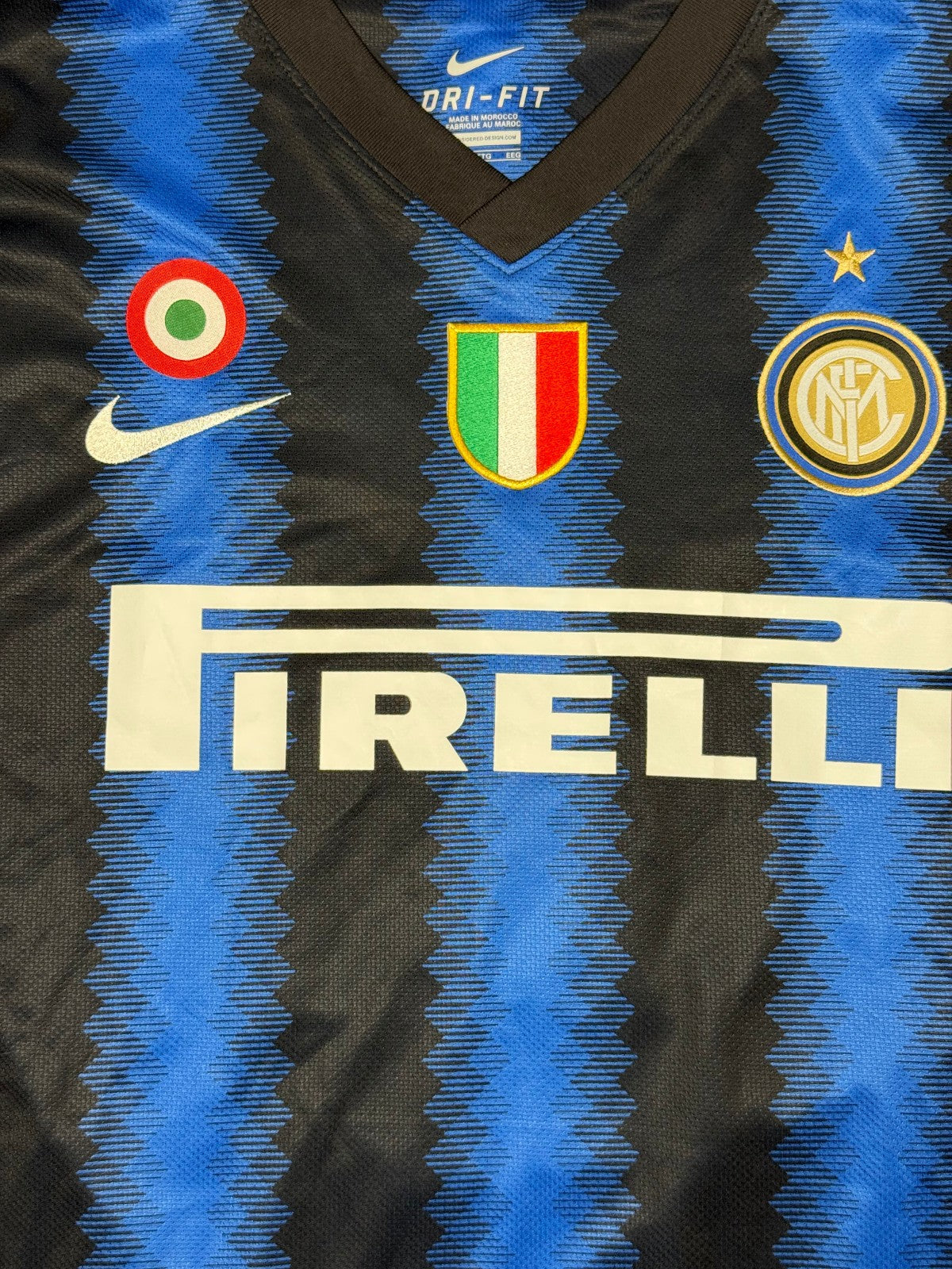 maglia calcio Inter vintage ZANETTI Nike shirt Home Pirelli 2010 2011 jersey XXL