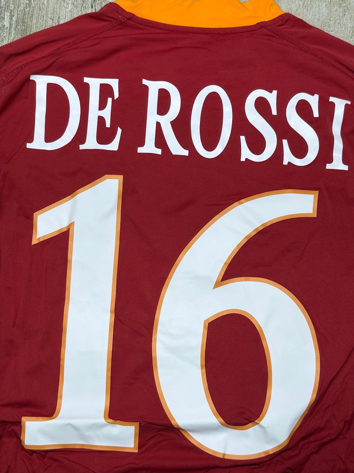 maglia calcio vintage Roma DE ROSSI Kappa Wind 2009 2010 M vintage Gara