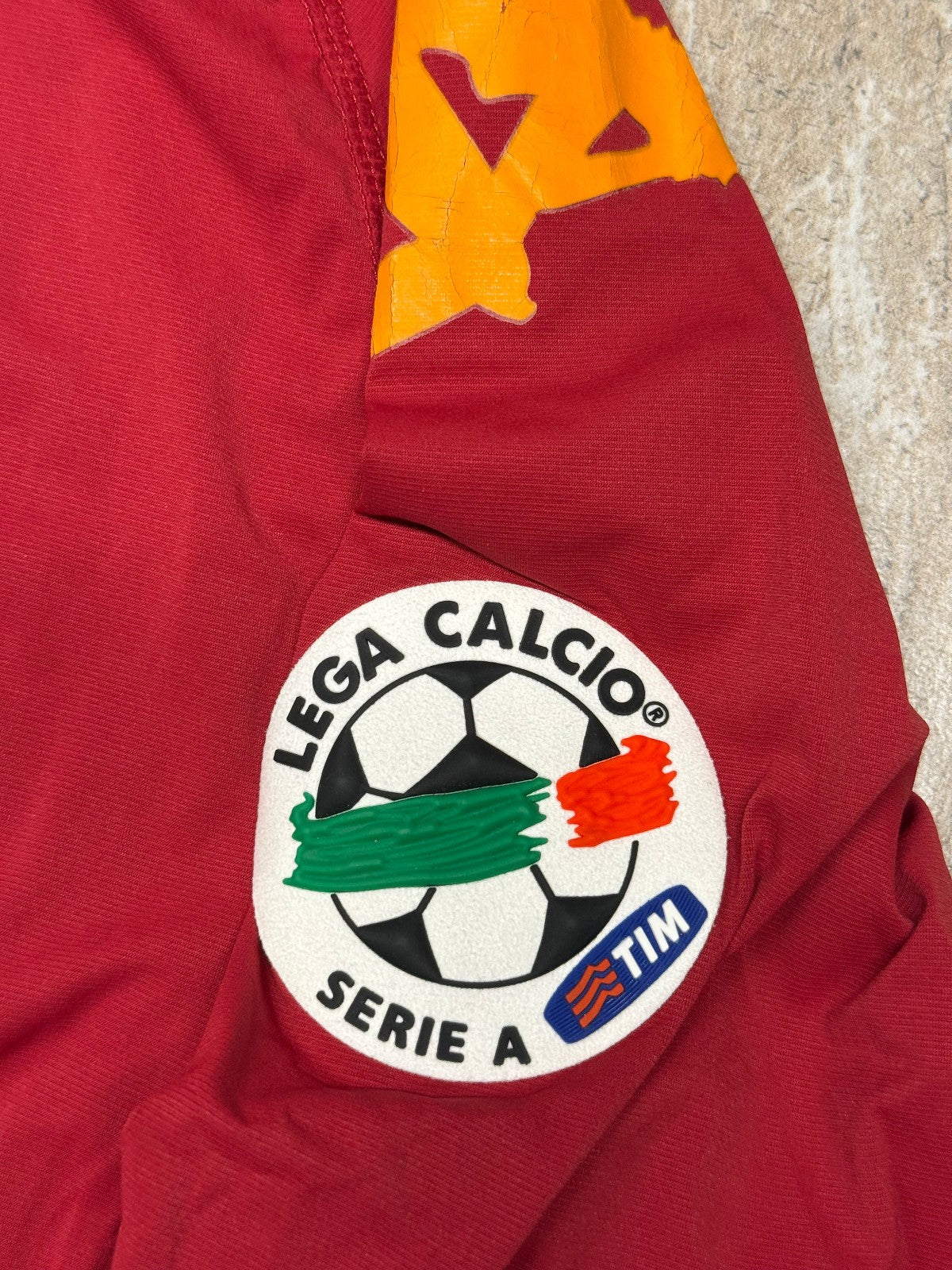 maglia calcio vintage Roma DE ROSSI Kappa Wind 2009 2010 M vintage Gara