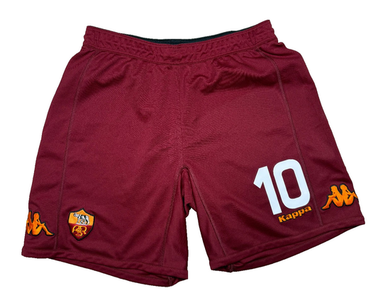 shorts pantaloncini calcio AS ROMA Totti Kappa 2007 2008 home XXL