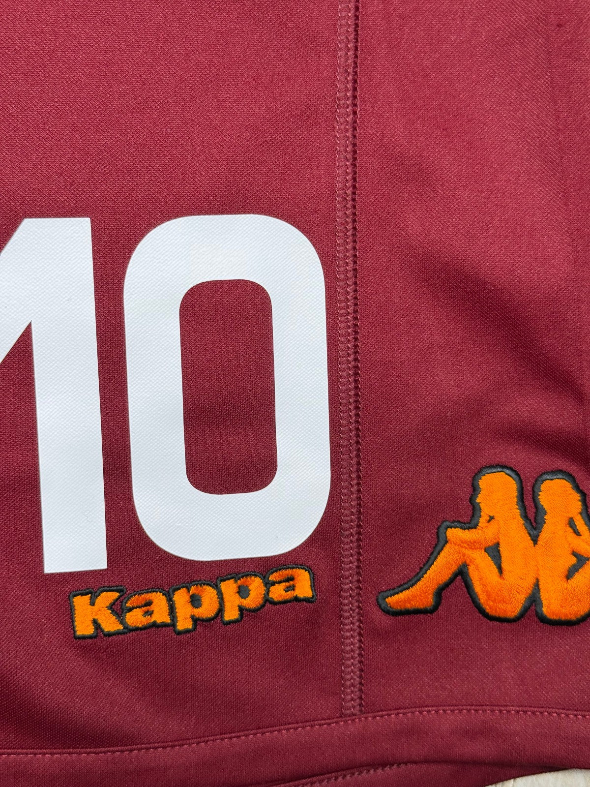 shorts pantaloncini calcio AS ROMA Totti Kappa 2007 2008 home XXL