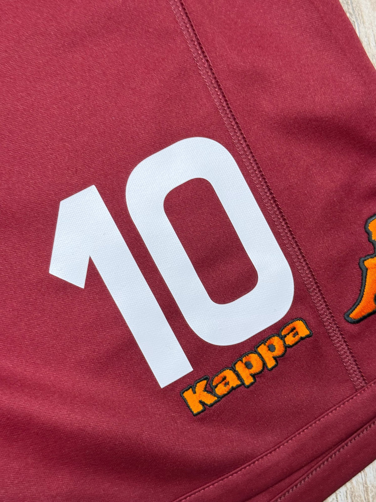 shorts pantaloncini calcio AS ROMA Totti Kappa 2007 2008 home XXL
