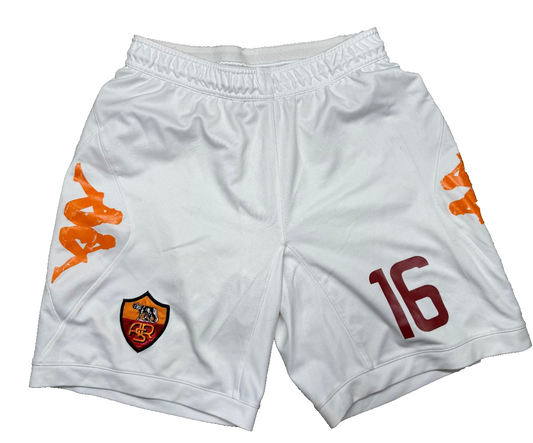 shorts pantaloncini calcio AS ROMA DE ROSSI #16 Kappa 2011 2012 home L