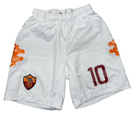 shorts pantaloncini calcio AS ROMA Totti #10 Kappa 2011 2012 home L