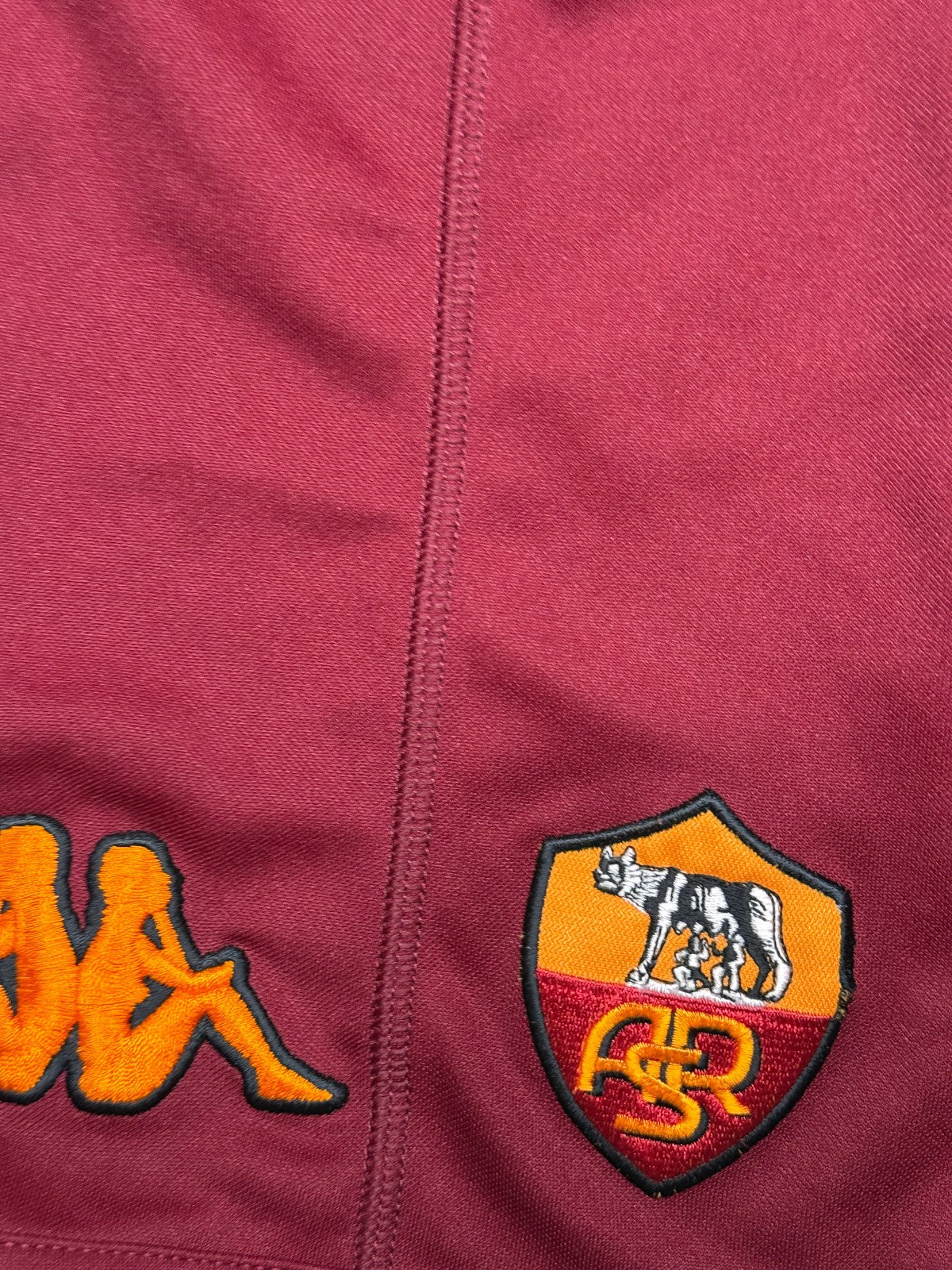 shorts pantaloncini calcio AS ROMA DE ROSSI #16 Kappa 2007 2008 home XXL