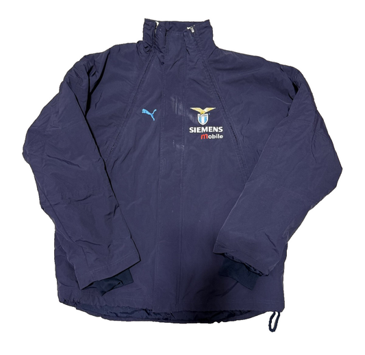 maglia vintage SS LAZIO bench coat PUMA Nesta 2001 2002 Jacket sweatshirt XL