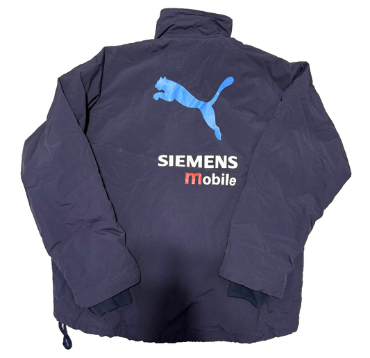 maglia vintage SS LAZIO bench coat PUMA Nesta 2001 2002 Jacket sweatshirt XL