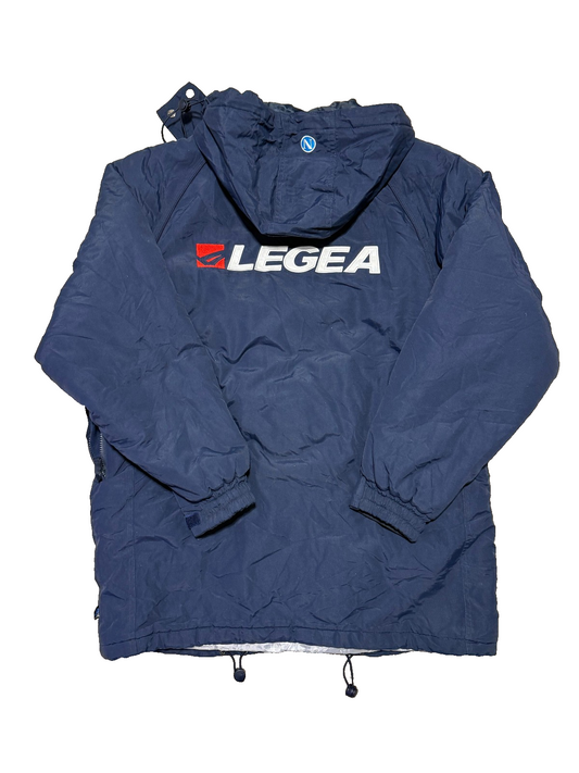 maglia vintage SSC Napoli bench coat Legea 2003 2004 Jacket sweatshirt Large
