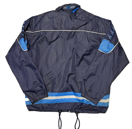 maglia vintage SSC Napoli bench coat Legea 2003 2004 Jacket sweatshirt M