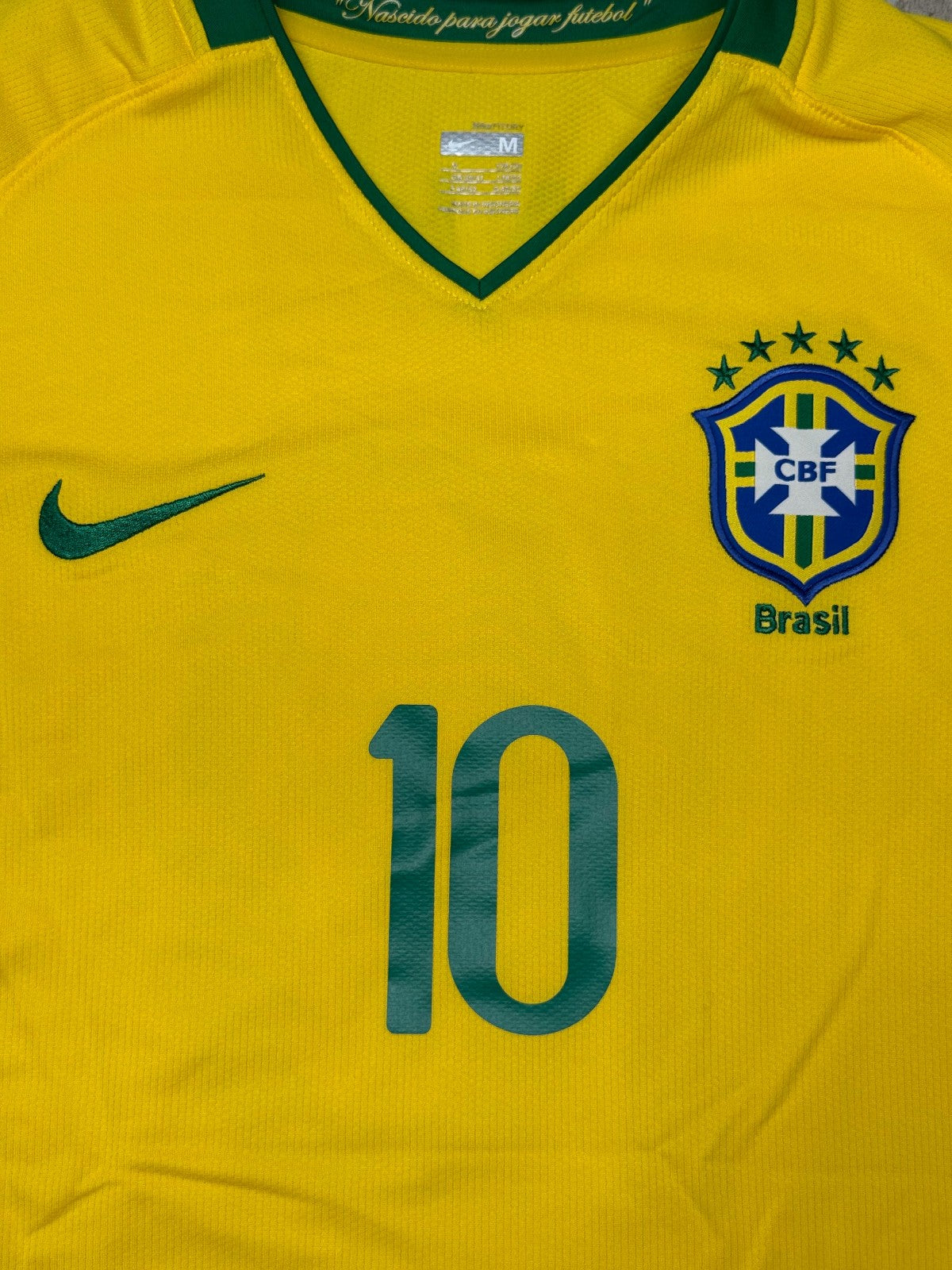 Brazil Brasil Kaká #10 Nike Confederations Cup 2009 Maglia Originale Taglia M