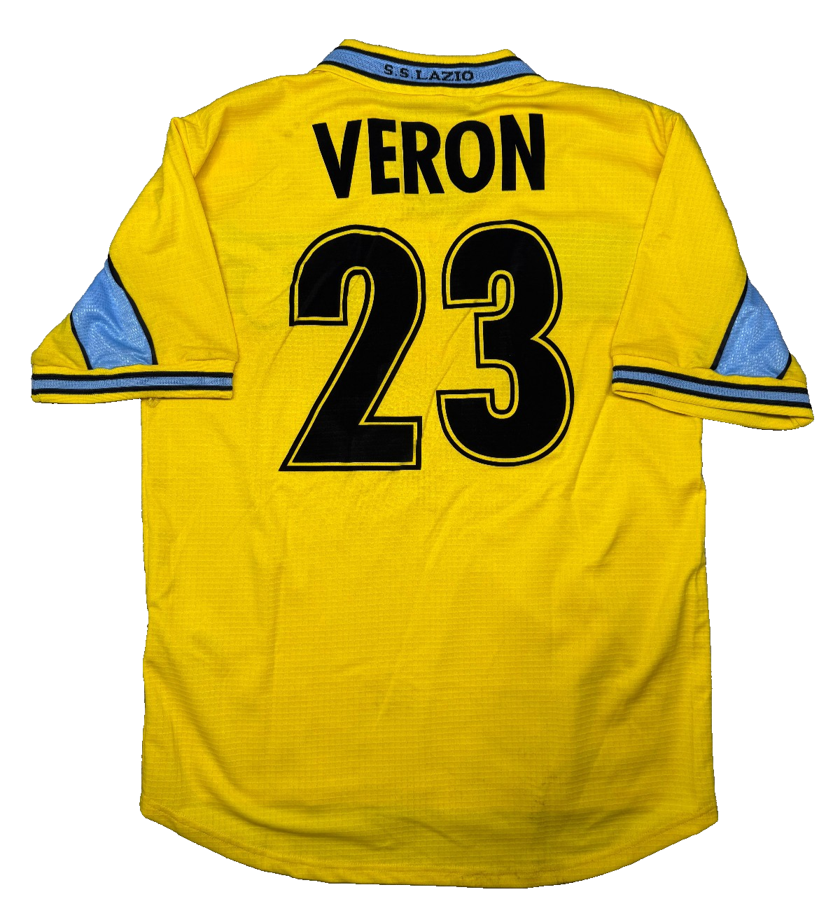 Maglia calcio vintage Lazio VERON UEFA CUP Puma 1999 2000 Maglia M