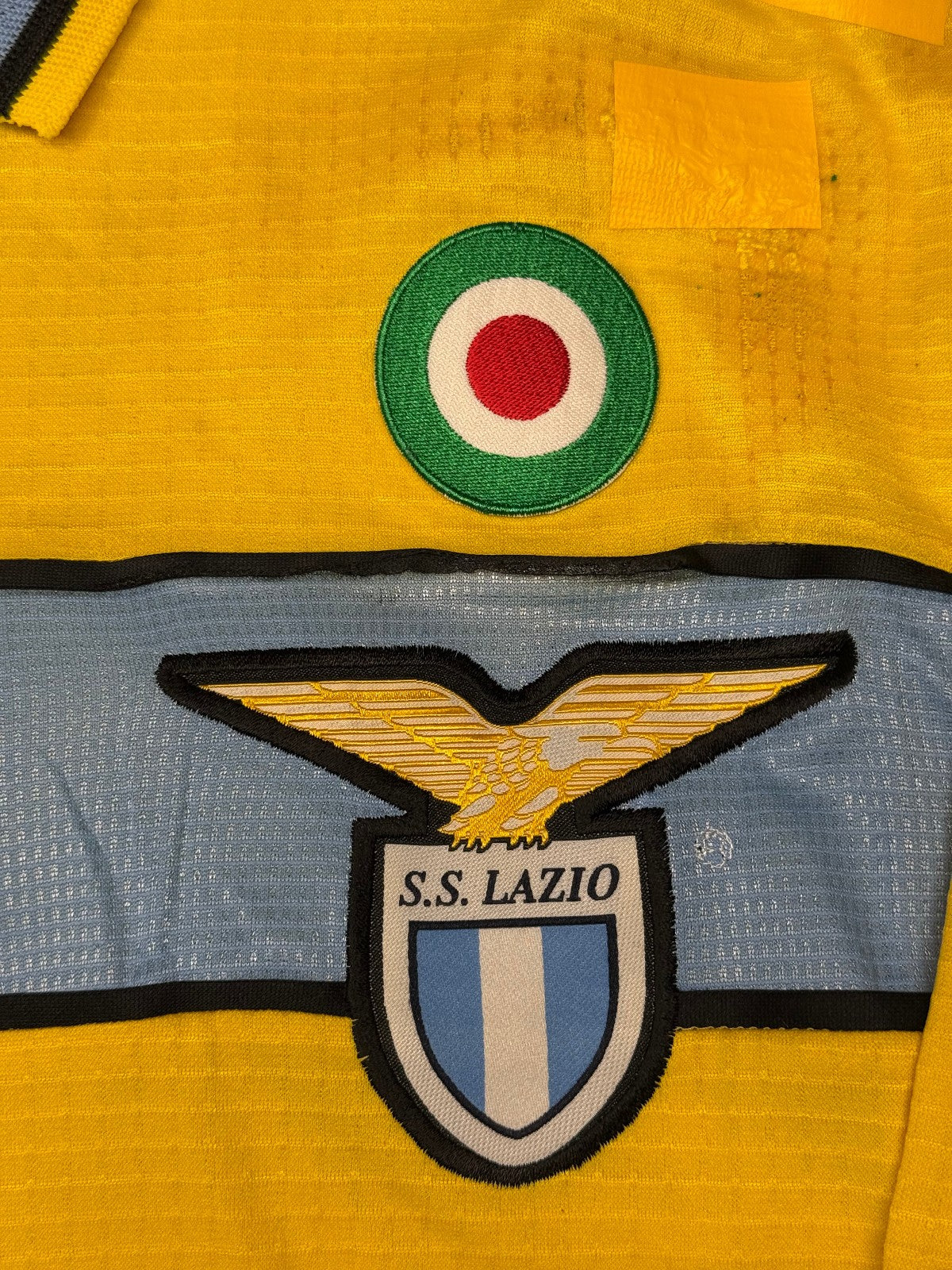 Maglia calcio vintage Lazio VERON UEFA CUP Puma 1999 2000 Maglia M